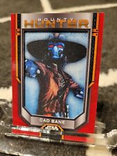 topps star wars bounty hunters CAD Bane Red Patch 2 of 5