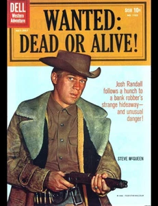 STEVE McQUEEN In WANTED DEAD OR ALIVE 11x14 COMIC Cover Print #1102 May-July '60 - Picture 1 of 1