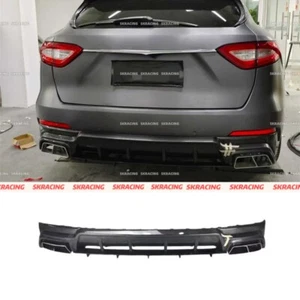 Body Kits Fits Maserati Levante 2017-2020 Rear Bumper Diffuser Real Carbon Fiber - Picture 1 of 8
