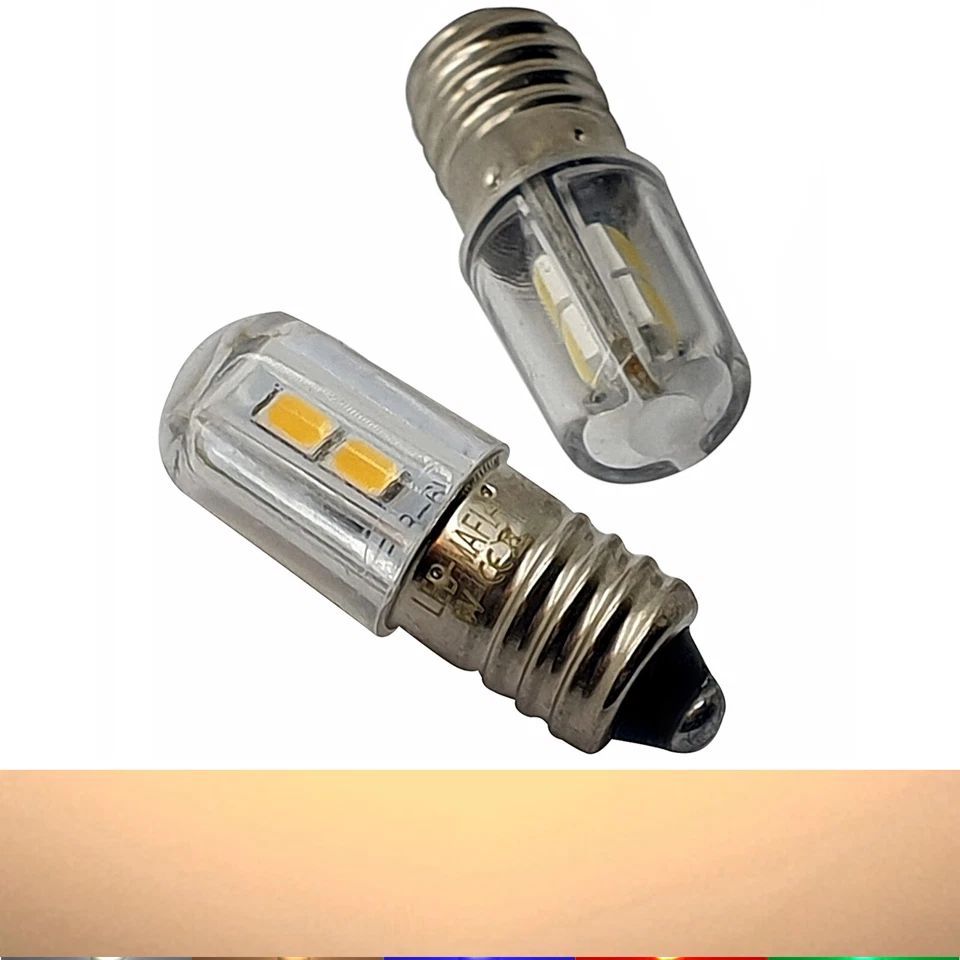 4 SMD Upgrade Replacement Lighting E10 LED 6V Screw Mount Warm White Warm Bulb - Image 1 of 1