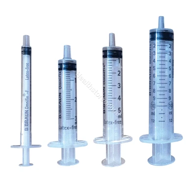 B.Braun Omnifix Sterile Syringe - 1ml, 3ml, 5ml,10ml, BBraun, Luer Slip Syringes