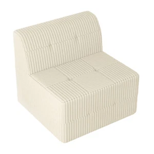 Single seat sofa Compressed Sectional Sofa Modern Minimalist Style Corduroy Couc - Picture 1 of 6