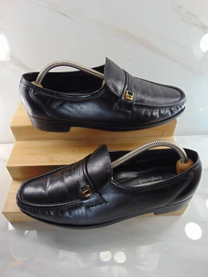 Mocasines Florsheim Comfortech Riva de cuero negro para hombre 9 D precio de venta sugerido por el fabricante 130,00 USD Foto 1 de 4