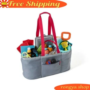 16 Can Soft Insulation Cooler Tote Internal Slip Zipper Pockets Hands-Free Carry - Picture 1 of 10