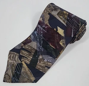 Bugatti Tie - 100% Italian Silk - Abstract Necktie - Made In USA - 57.5"x3.75" - Picture 1 of 6