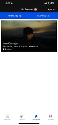 Ivan Cornejo tickets - Image 1 of 2