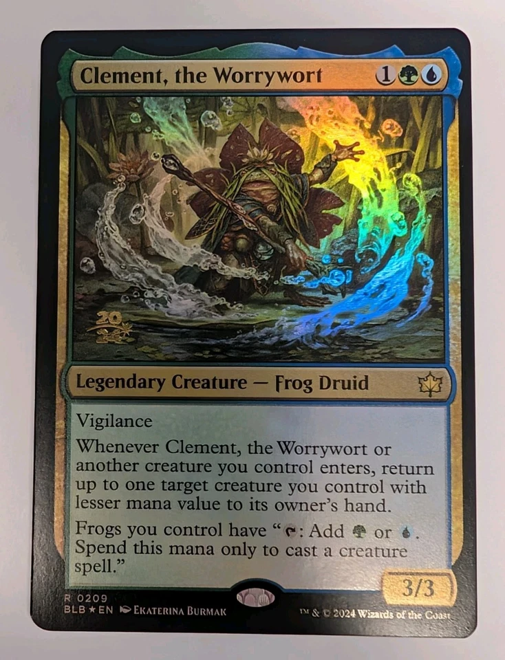 Clement, the Worrywort Prerelease Bloomburrow Foil - MTG RARE - Image 1 of 1