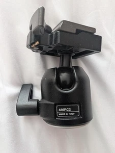 MANFROTTO 486 TRIPOD HEAD - Ball & Socket With new QR plate. - Picture 1 of 3