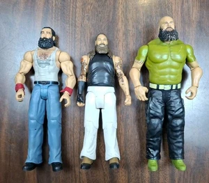 WWE Wyatt Family BRAY BRAUN STROWMAN LUKE HARPER Lot Set Basic Figuren Wrestling - Bild 1 von 5