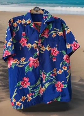 Hilo Hattie’s Hawaiian Shirt SZ  XL Blue Tropical Resort Vacation Size XL Aloha - Image 1 of 4