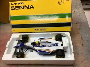 Ayrton Senna 1994 1:18 Renault FW16 #2 New in Box - Minichamps - Picture 1 of 2