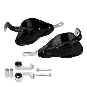 Black ATV Hand Guards For Yamaha YZ250 YZ250F YZ250X Suzuki DR650S DRZ400SM - Picture 1 of 11