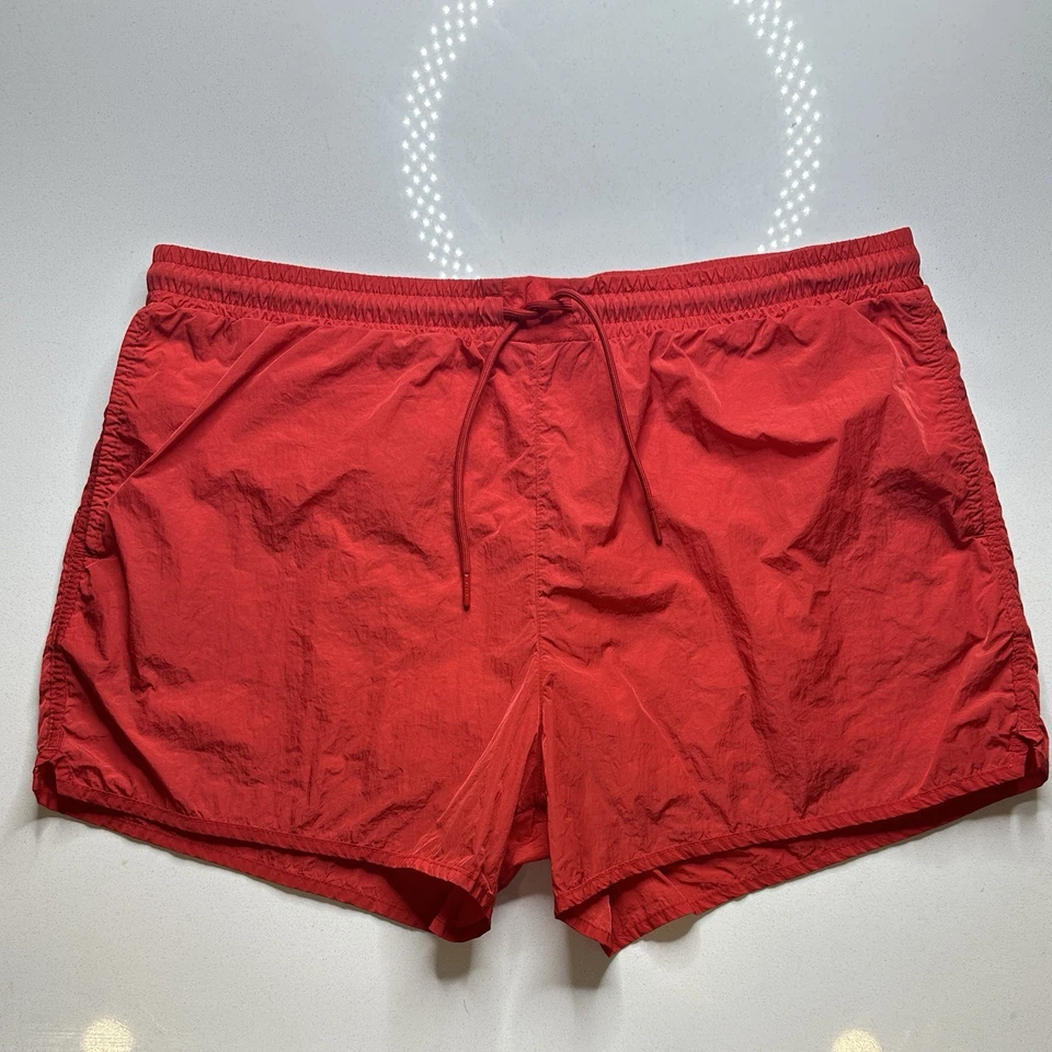 Abercrombie Fitch Swim Trunks Red 3.5” Shorts Men’s Size XL Brief Lined Relaxed - Image 1 of 4