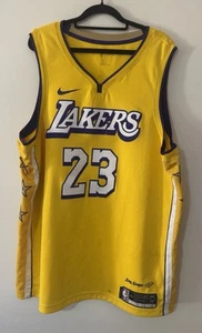 Lebron James Los Angeles Lakers Nike Lore Series Jersey RARE size 56 XXL Auth - Picture 1 of 5