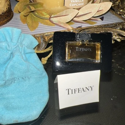 Tiffany Eau De Parfum 1/8 Fl OZ Completo Con Cordón Tela Bolsa Caja Tarjeta Foto 1 de 3