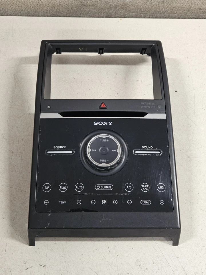 Ford Flex Sony 2013 8" radio clima temperatura panel de control bisel OEM DA8T-18A802-CL Foto 1 de 4