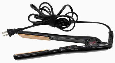 Plancha plancha de pelo CHI CA1010 1 pulgada placas de cerámica dorada BONITA Y CALIENTE Foto 1 de 4