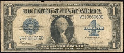 1923 年 1 美元银币证书 Fr#237 — 第 1/2 张图片