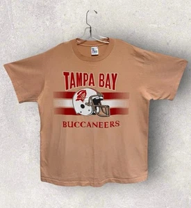 Camiseta vintage de los 80 Tampa Bay Buccaneers puntada única XL 24”x29” hecha en EE. UU. - Imagen 1 de 7