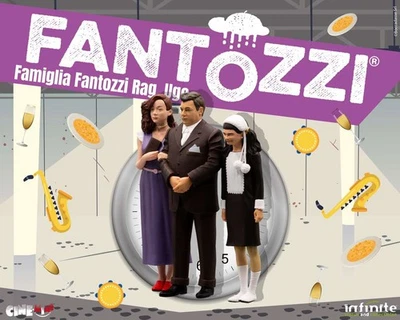 Fantozzi Statua Pvc Famiglia Ragioniere Ugo Fantozzi Cinemini 10 Cm Infinite Sta - Immagine 1 di 4