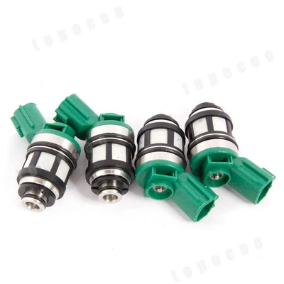 New 4Pcs Fuel Injectors For 1996-2004 Nissan Pickup Frontier Xterra 2.4L JS4D-2 Foto 1 de 4