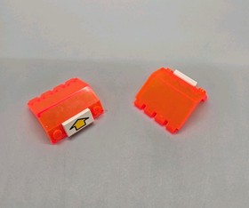 LEGO 90's Space Ice Planet lot 2 Neon Orange Panel 2 x 4 x 3 1/3 2582 6983 6898