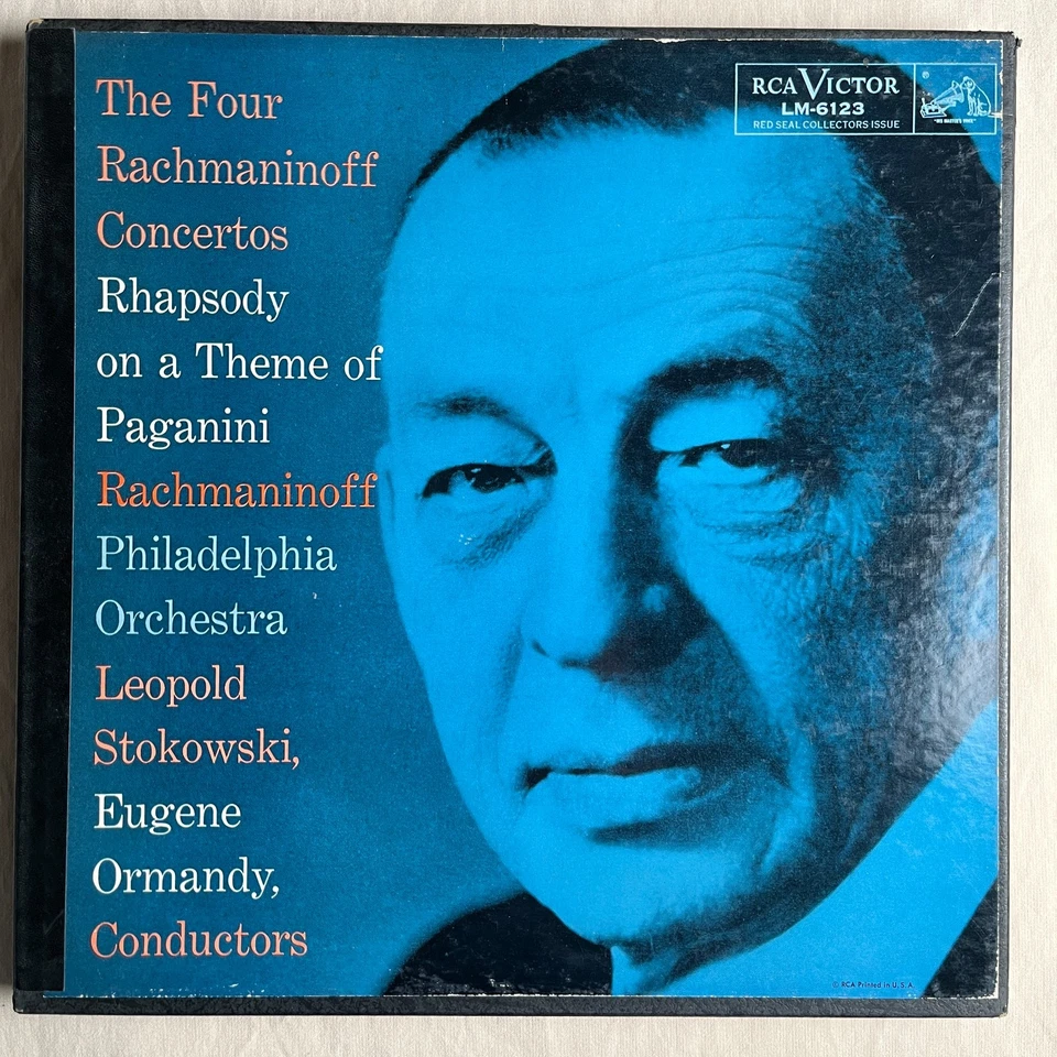 RACHMANINOFF Four Rachmaninoff Concertos 1955 Vinyl Box Set RCA LM-6123 - VG+ Foto 1 de 4