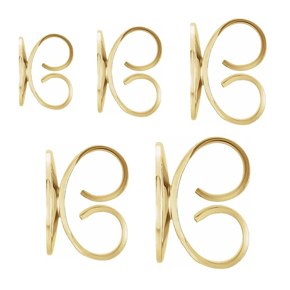 Pendiente amarillo 10K 14K 18K fricción trasero peso pesado 4-10 mm Foto 1 de 1