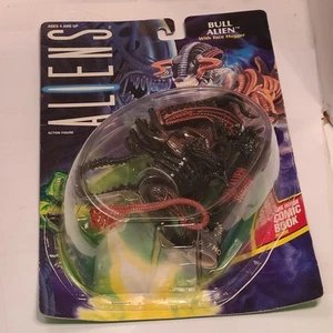 Bull Alien Vintage 1992 Kenner Aliens Figure Nuovo in Confezione Scatola Wear Staples  - Foto 1 di 13