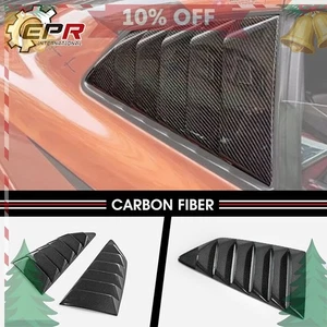 For 09-17 Nissan GTR R35 Carbon Fiber TS Style Rear Side Window Vent Louver Kits - Imagen 1 de 12