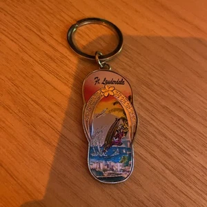 Florida Flip Flop Keychain - Picture 1 of 4