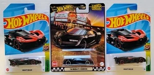 2025 Hot Wheels Premium '16 Bugatti Chiron Boulevard & 2024 Bolide Lot (3) HOT!! - Picture 1 of 2