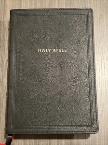 NKJV Wide-Margin Ref. Bible Sovereign Collection Black Leathersoft Red Letter - Bild 1 von 11
