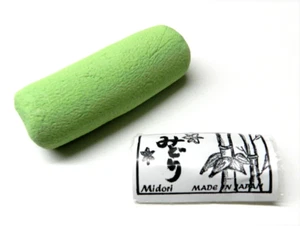 Platinum Polishing Compound Wasabi Green Rouge Midori Jewelry Polish Japan - Picture 1 of 8