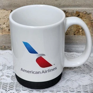American Airlines 12 Unzen Kaffeetasse Becher rutschfest Gummiboden AA Logo neues Design - Bild 1 von 5