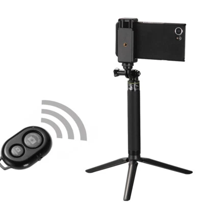 Extendable Selfie Stick with Bluetooth Remote Shutter&Tripod Mount for iPhoneX 8 - Image 1 of 4