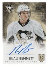 2013-14 Panini Prime Hockey Signatures #S-BB Beau Bennett Auto /99
