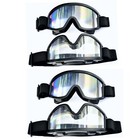 4PCS set: Drunk DRUG simulation goggle 0,32 BAC 3.1‰ transparent lens