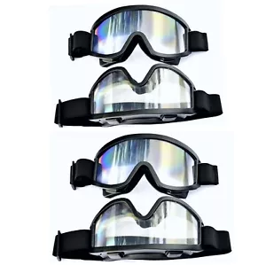 Lot de 4 pièces : Lunettes de simulation de drogue ivre 0,32 BAC 3,2‰ lentille transparente - Photo 1 sur 7
