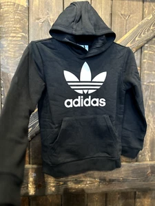 Adidas Original Kids Trefoil Sweatshirt Hoodie Unisex DV2870 Size Small - Picture 1 of 6