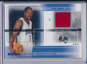 STEVE FINLEY 2004-05 SKYBOX JERSEYGRAPHICS GAME WORN JERSEY RELIC #J-SF - Picture 1 of 1