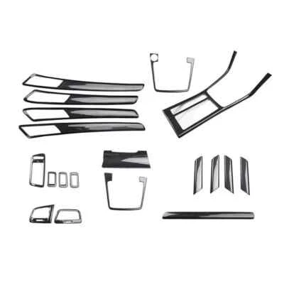 Adhesivo de fibra de carbono ABS para Volkswagen Golf 7 GTI R GTD MK7 2015-2019 Foto 1 de 4