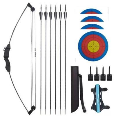 18LBS Youth Compound Bow Arrow Set Target Archery Set Outdoor Kids Gifts - Image 1 of 4