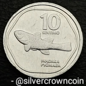Philippines 10 Sentimo 1986 F.A.O. KM#240.2. Ten Cents coin. Pygmy Goby. Fish.  - Picture 1 of 7