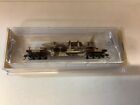 Bachmann #77397 N scale “U S Army Desert Military” 52' flat car with missile