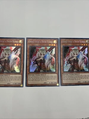 *** 3X GHOST OGRE & SNOW RABBIT 3X *** PRISMATIC SECRET RARE MP22-EN255 YUGIOH - Image 1 of 3