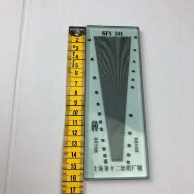 Warp and weft density mirror weft  density ruler line Scale Measuring Instrument - Image 1 of 4