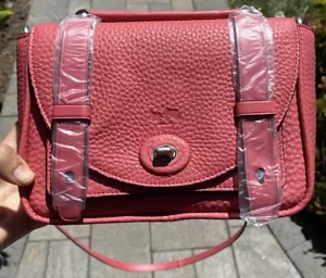 COACH Mini Bleecker Brooklyn Black Pebble Leather Messenger Crossbody EUC - Picture 1 of 12