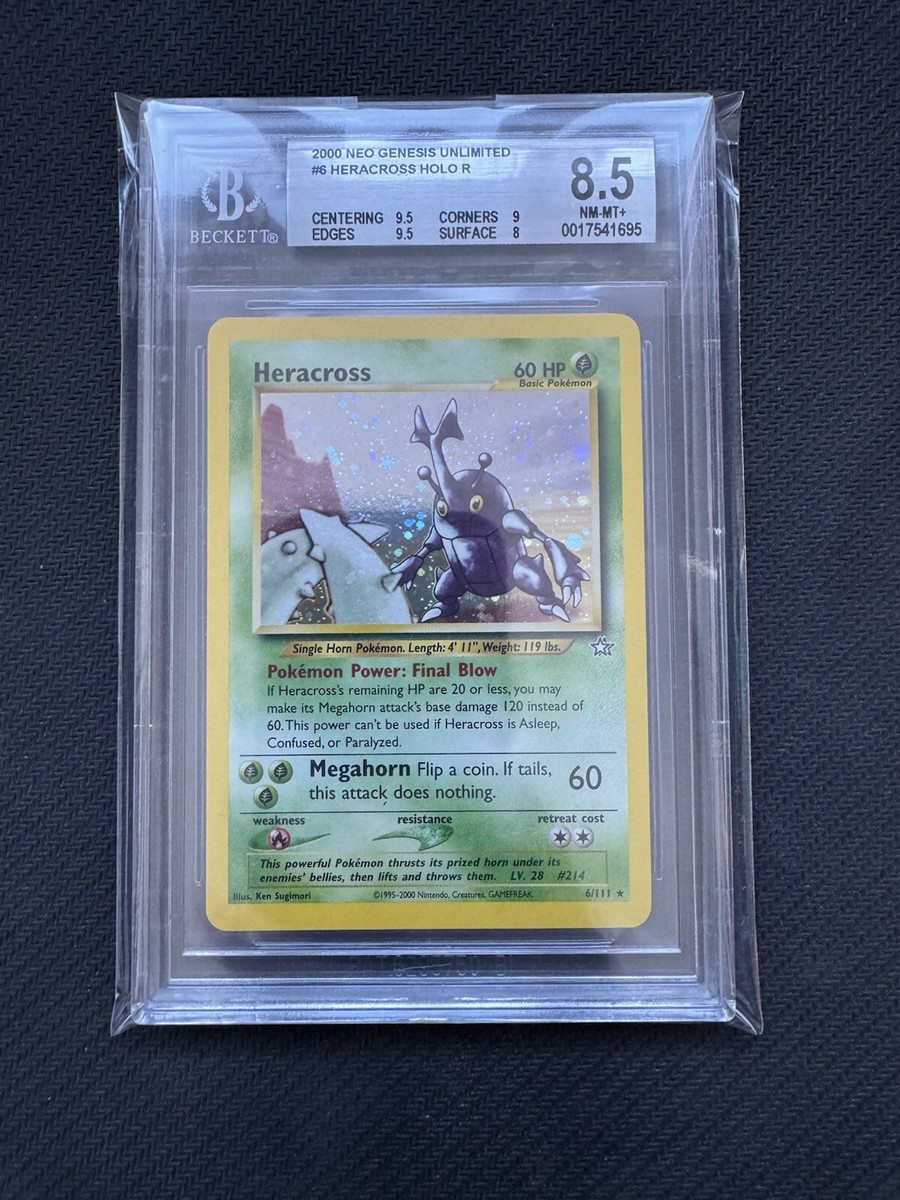 Pokémon TCG Neo Genesis 8.5 Graded Individual Collectible Pokémon TCG Neo Genesis 8.5 Graded Individual Collectible