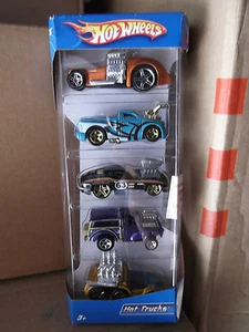 2006 Hot Wheels Hot Trucks 5 Autos Geschenkset Neu in Verpackung - Bild 1 von 2